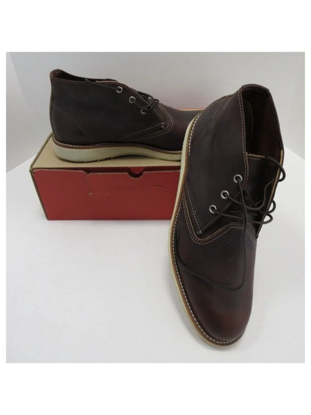 Red Wing Shoes Boots 11 D Chukka Leather Work Lace Up 3141 Made In USA